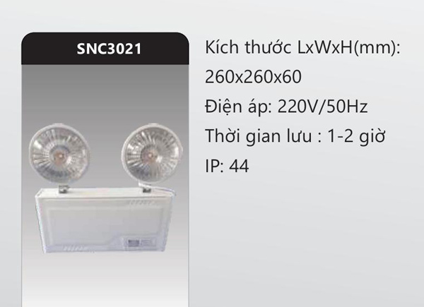 Đèn khẩn cấp SNC3021 Duhal