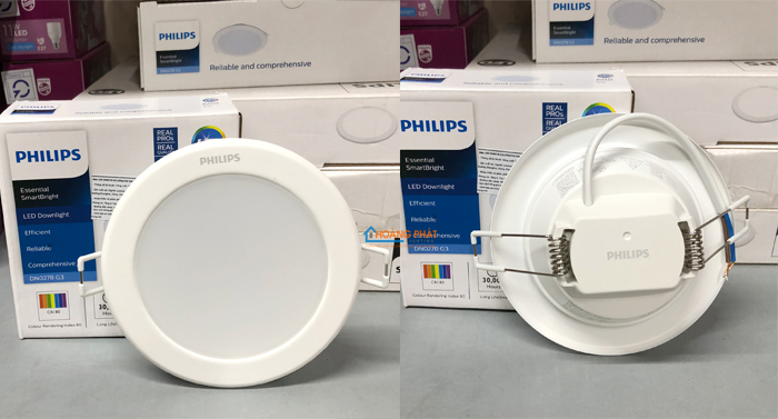 Đèn led âm trần 6W DN027B G3 LED6 D90 RD Philips