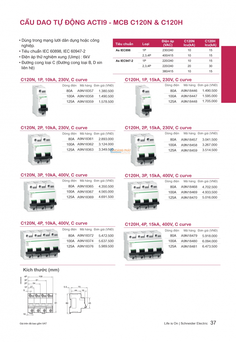 Catalogues thiết bị điện Schneider mới nhất 2024