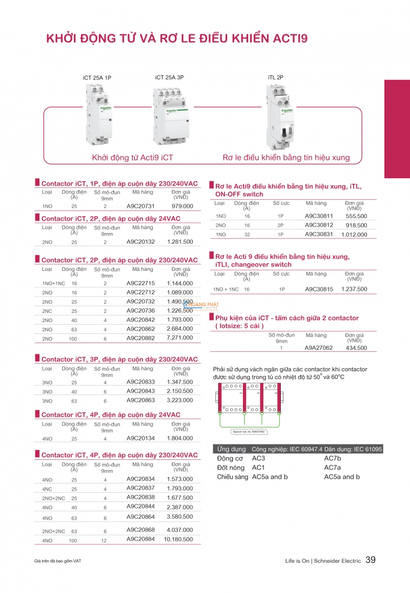 Catalogues thiết bị điện Schneider mới nhất 2024