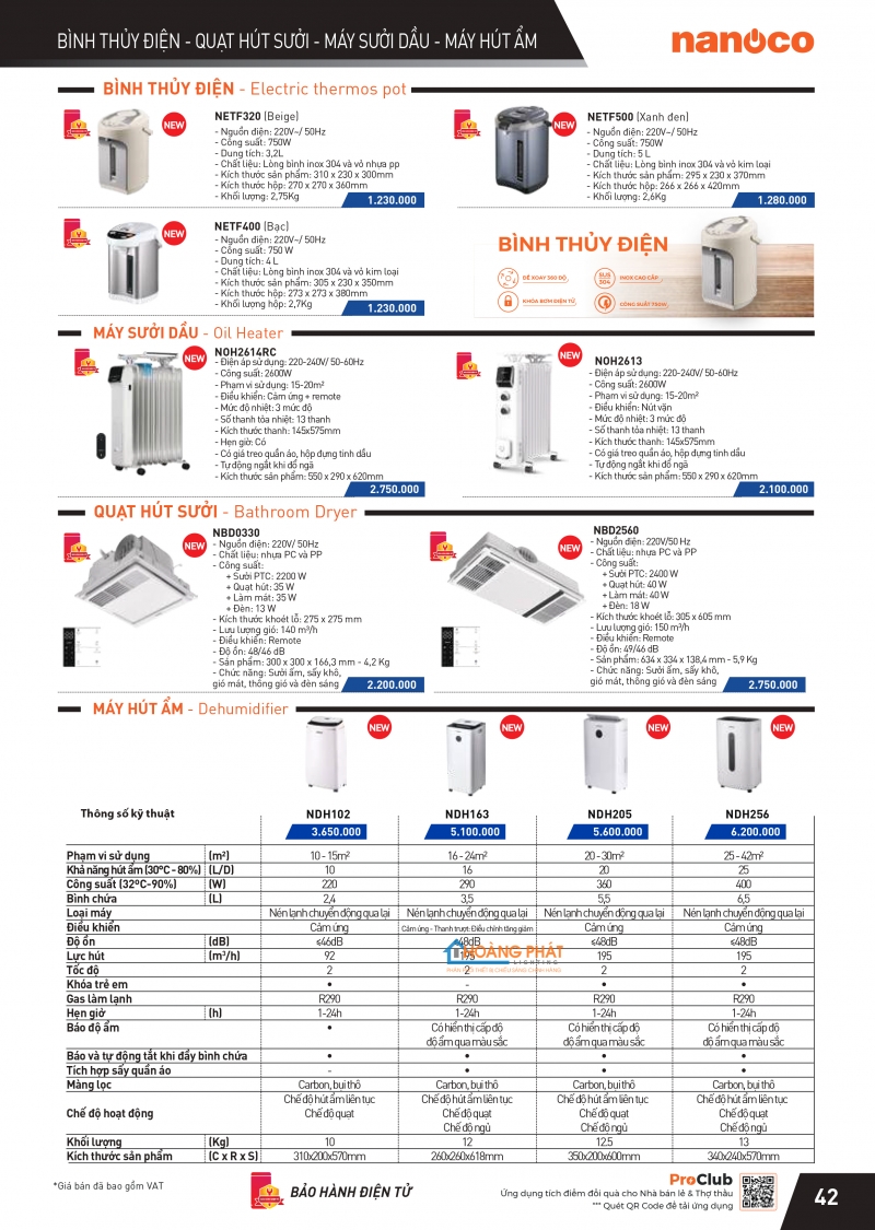 Catalogues thiết bị điện Panasonic mới nhất 2025