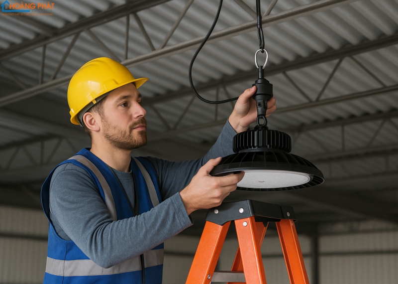 Đèn led nhà xưởng Duhal