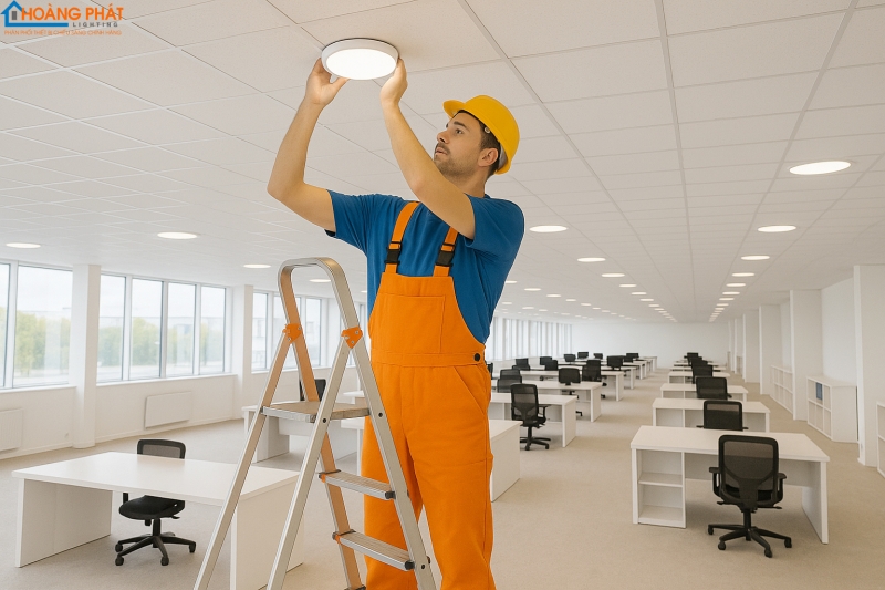 Đèn led ốp trần Duhal