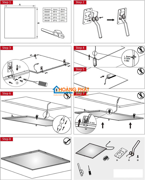 Đèn led Panel