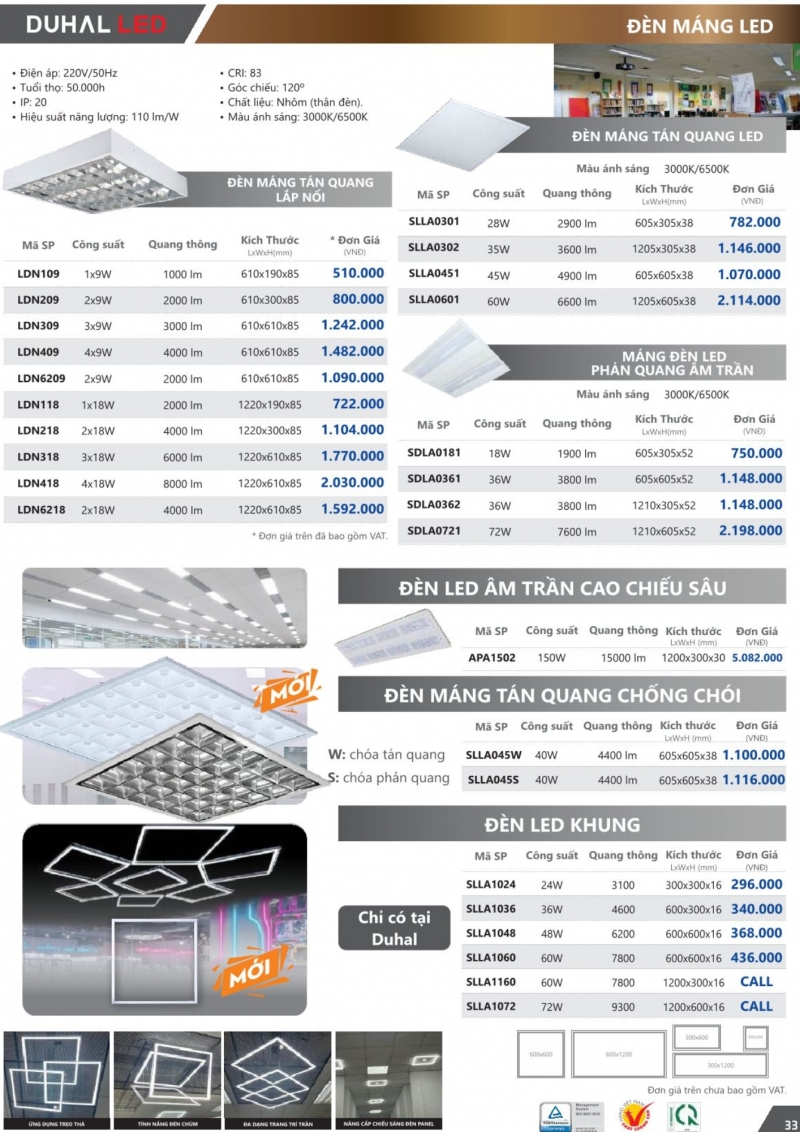 Đèn led âm trần 150W APA1502 Duhal