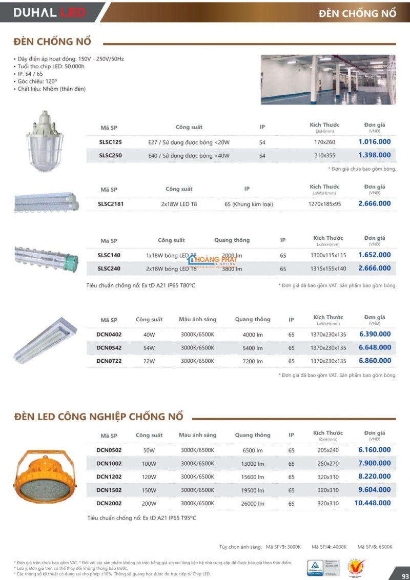 Catalogues đèn Duhal mới nhất 2025