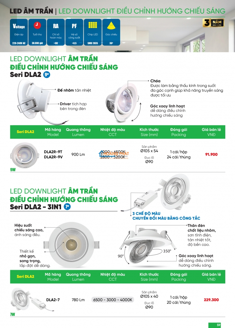 Bảng giá thiết bị điện - đèn led MPE 2025