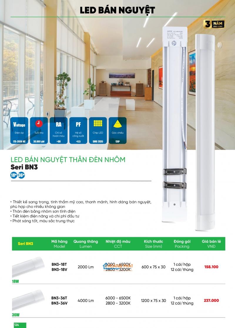 Bảng giá thiết bị điện - đèn led MPE 2025