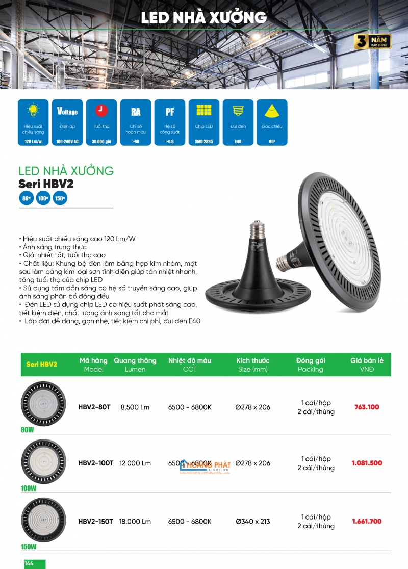 Bảng giá thiết bị điện - đèn led MPE 2025