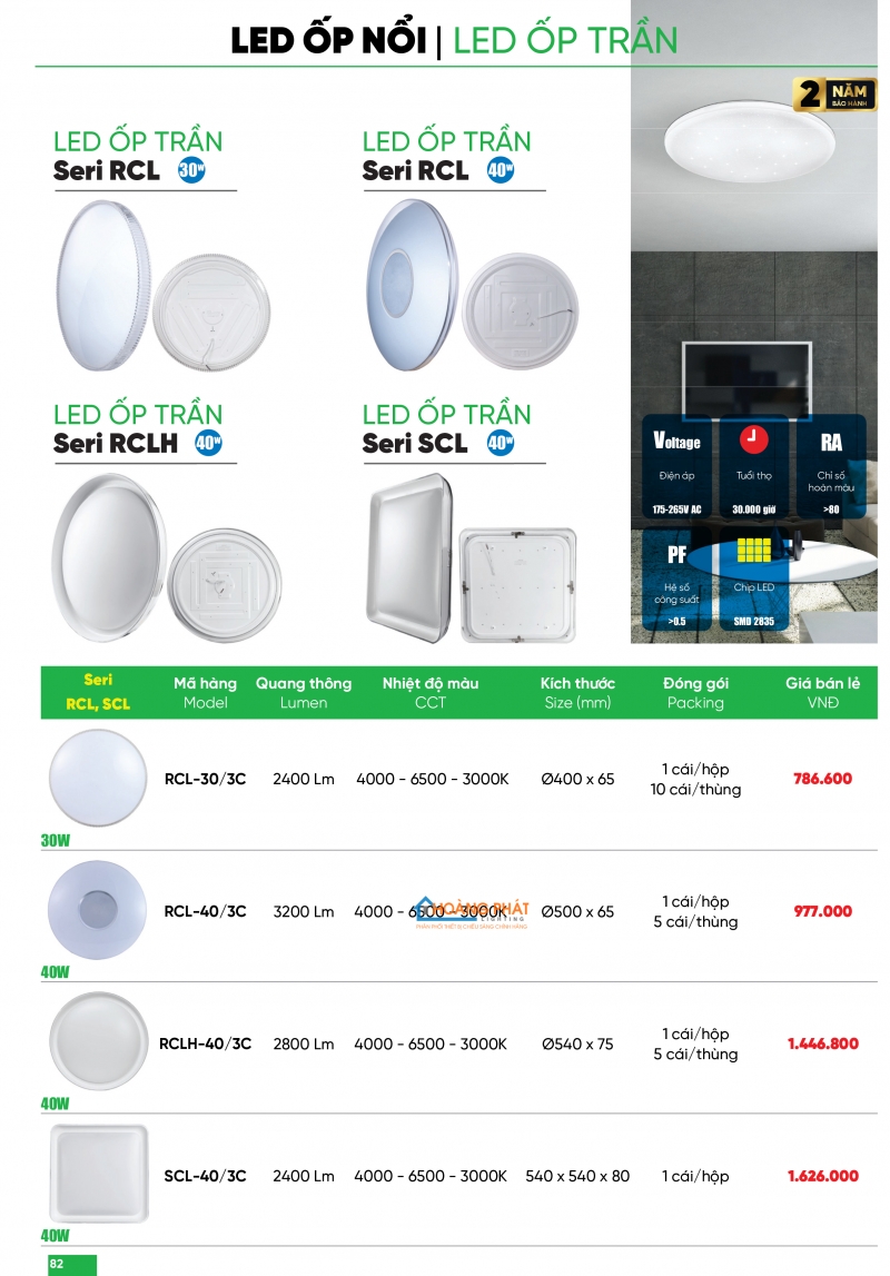 Bảng giá thiết bị điện - đèn led MPE 2025