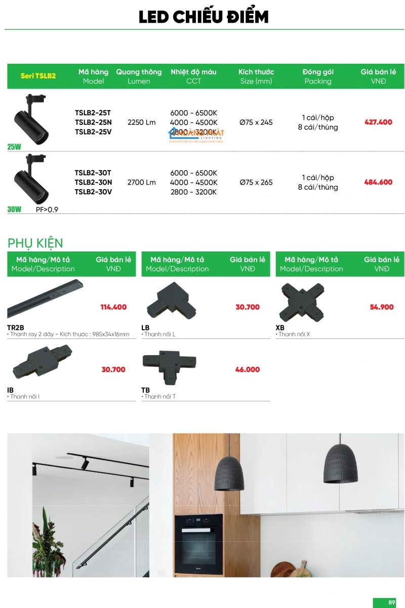 Bảng giá thiết bị điện - đèn led MPE 2025