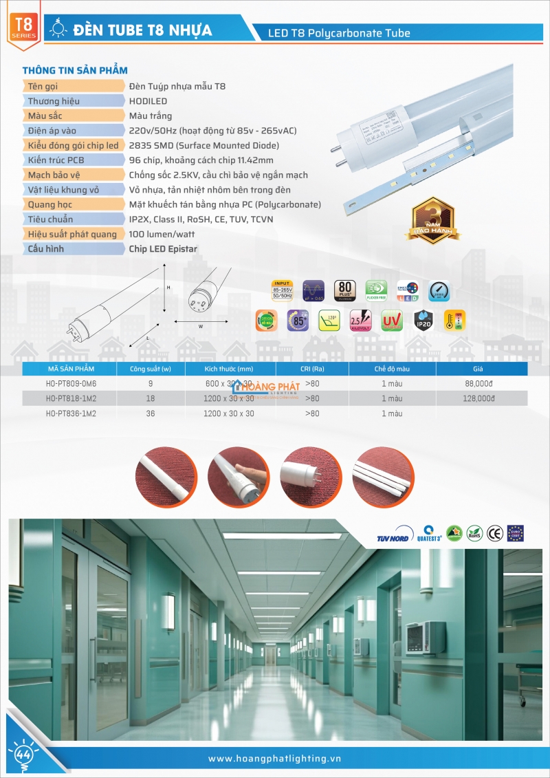 Bảng giá đèn Hodiled 2025 mới nhất
