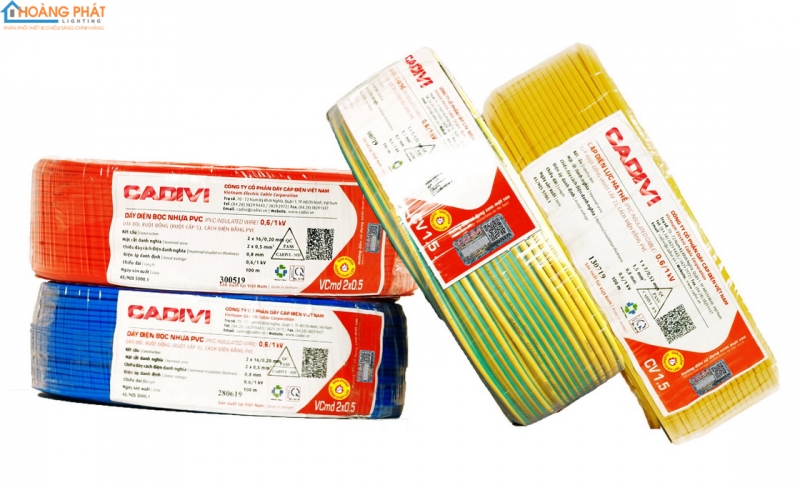 Bảng giá dây cáp điện Caidvi 2025 mới nhất