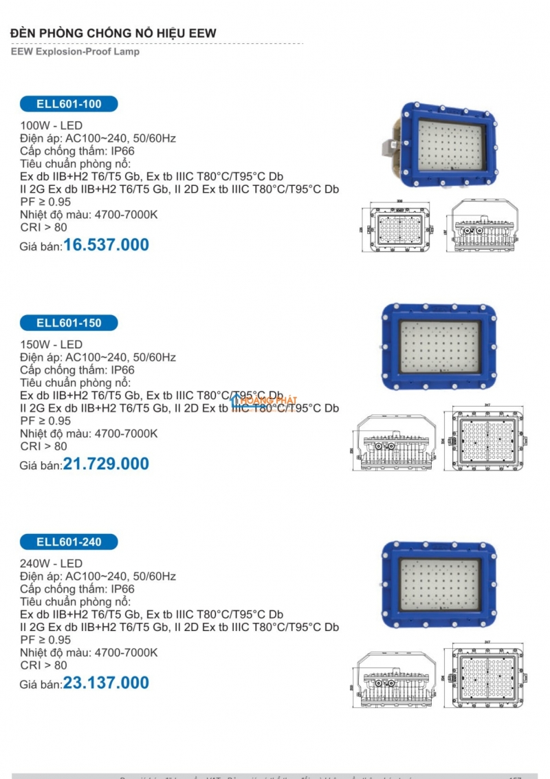 Catalogues đèn Paragon mới nhất 2025