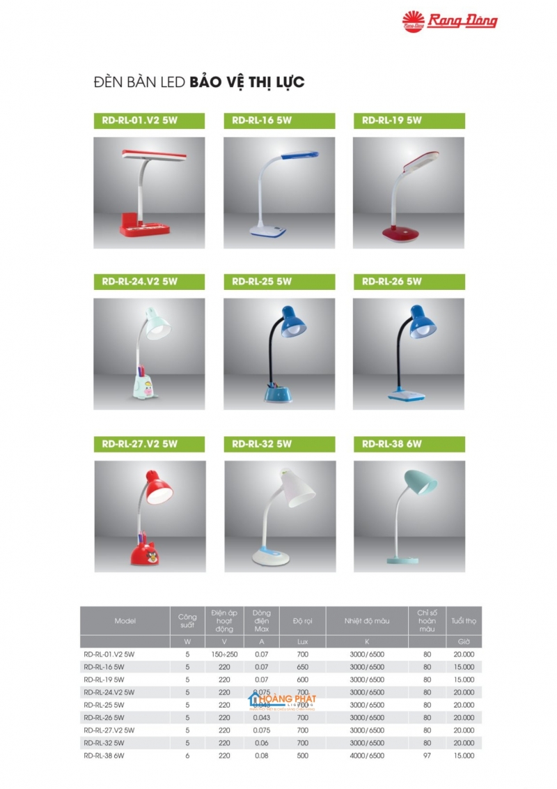 Catalogue Rạng Đông mới cập nhật 2025