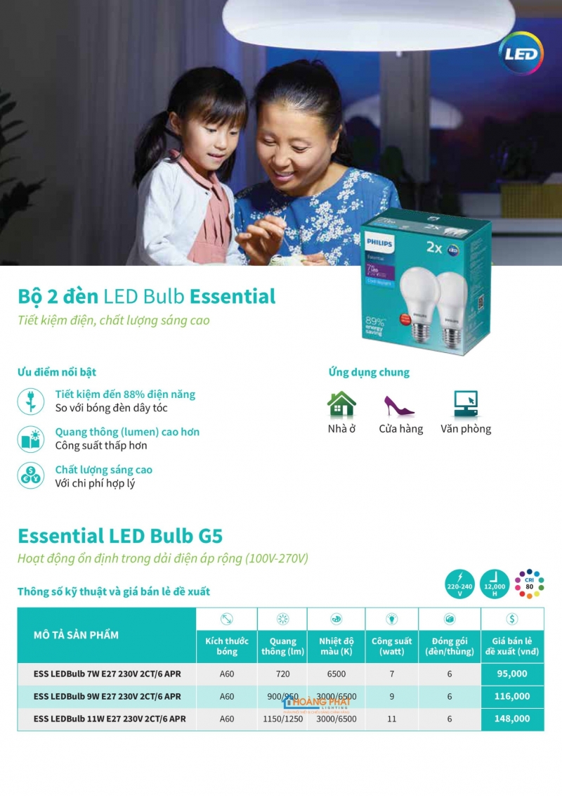 Catalogues đèn Philips dân dụng mới nhất 2025