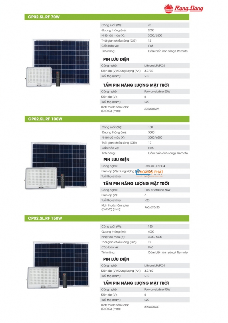 Catalogue Rạng Đông mới cập nhật 2025
