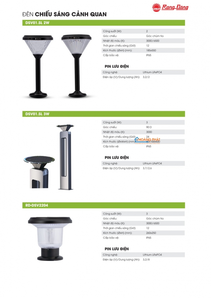 Catalogue Rạng Đông mới cập nhật 2025