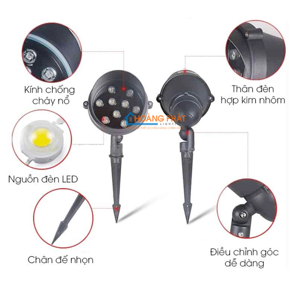 Đèn cắm cỏ Duhal