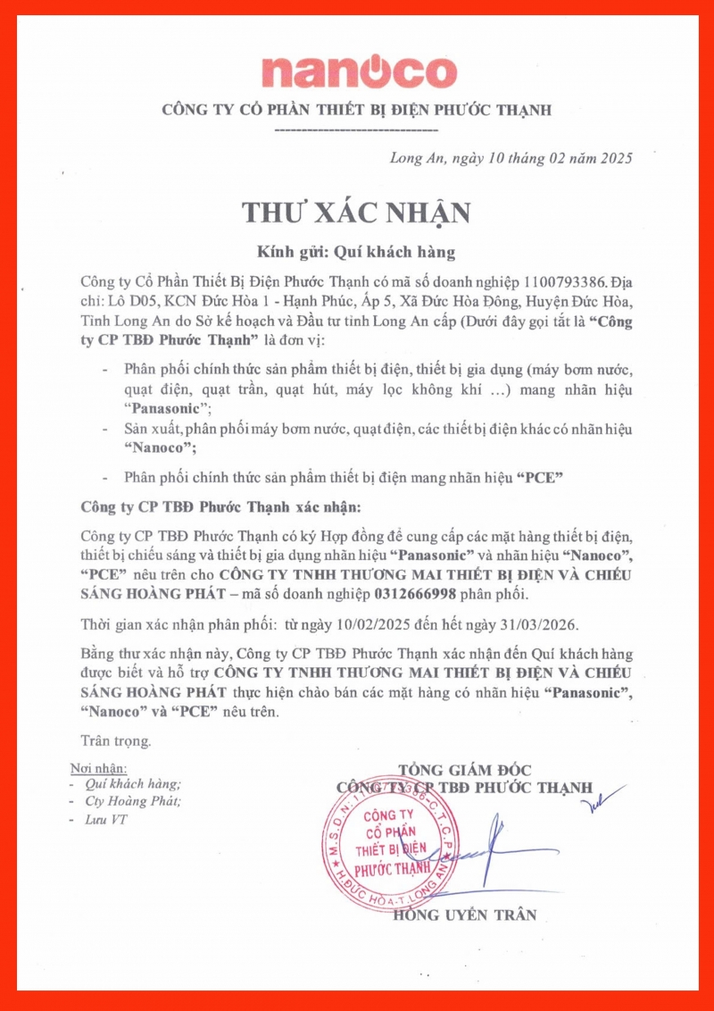 Bảng giá thiết bị điện Panasonic 2025 mới nhất