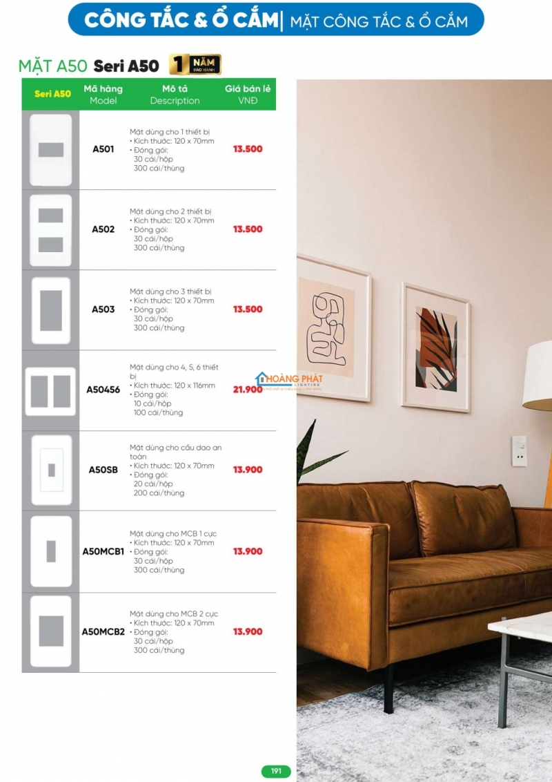 Bảng giá thiết bị điện - đèn led MPE 2026