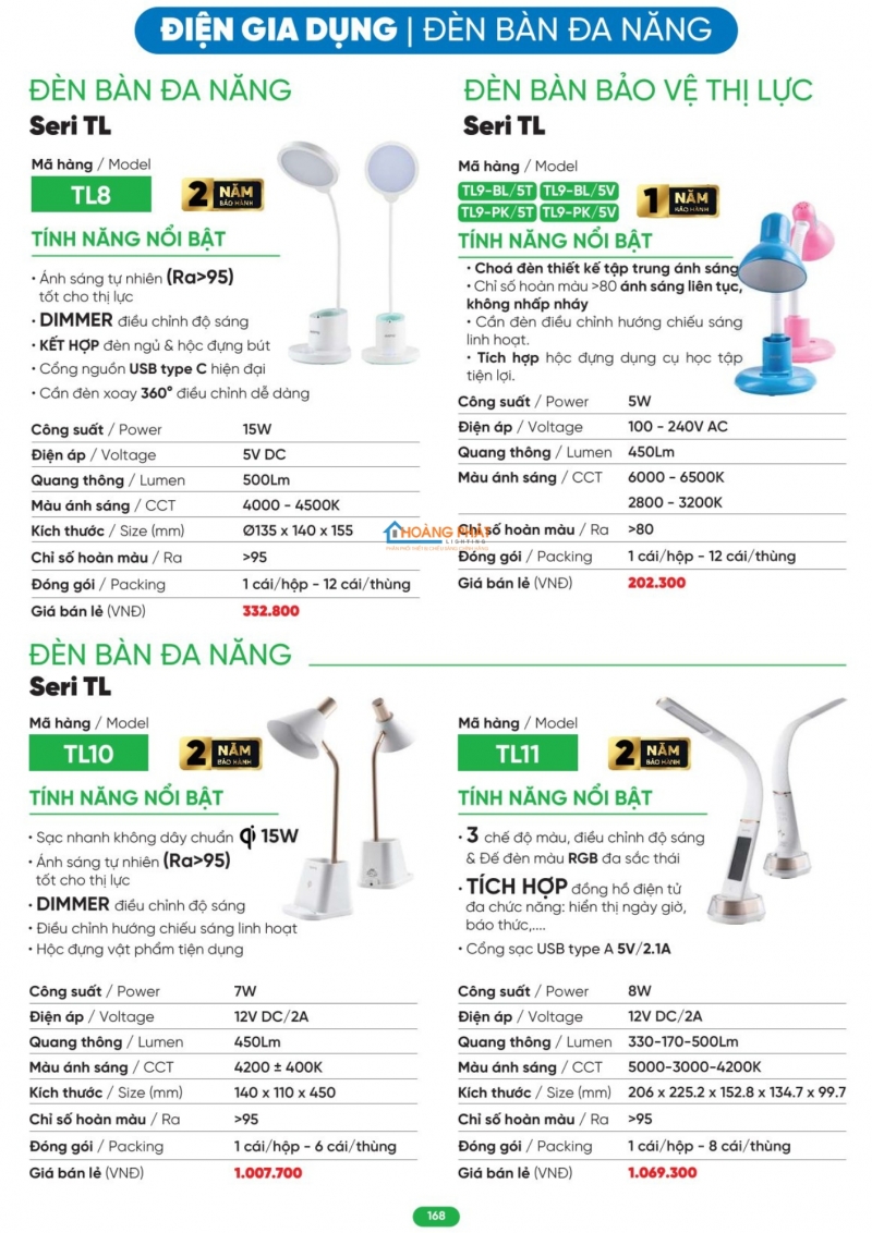 Bảng giá thiết bị điện - đèn led MPE 2026