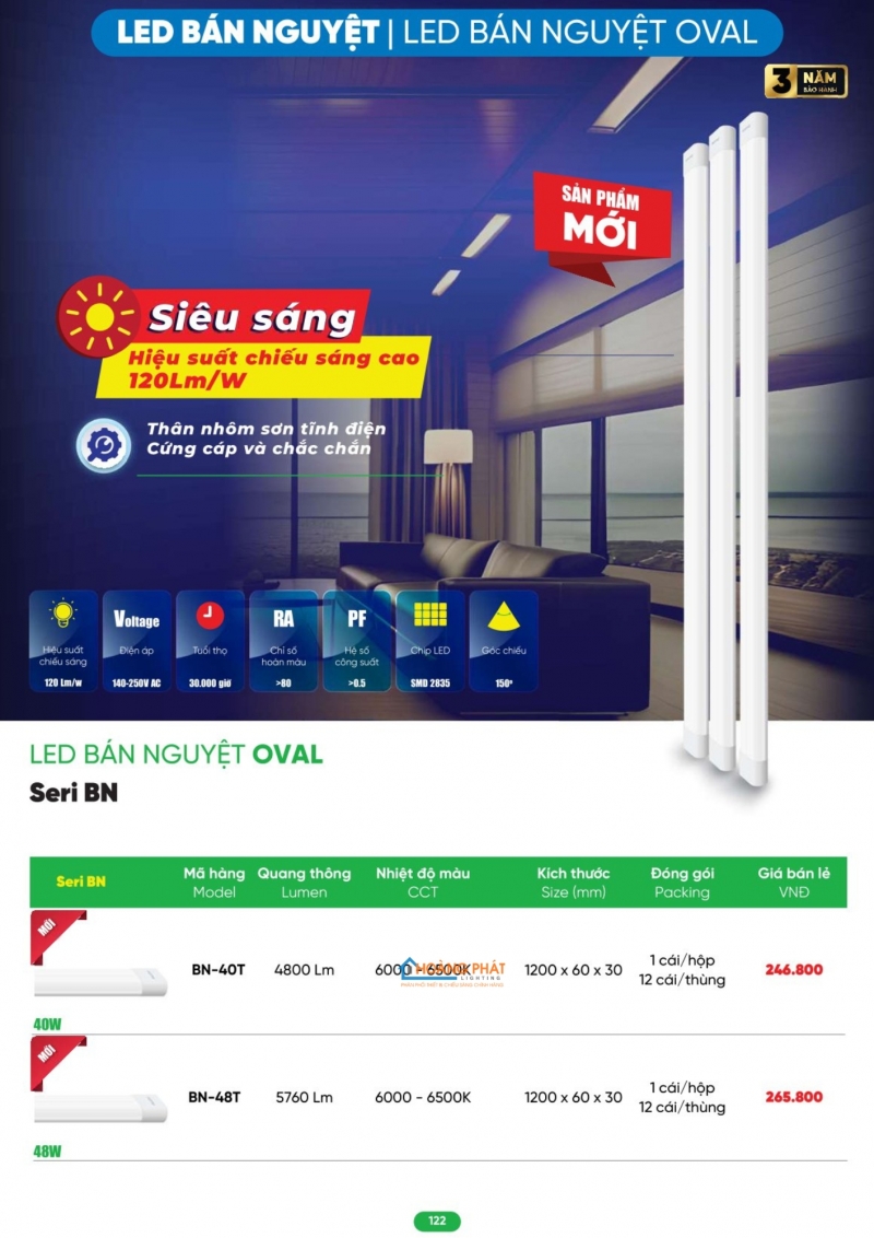Bảng giá thiết bị điện - đèn led MPE 2026
