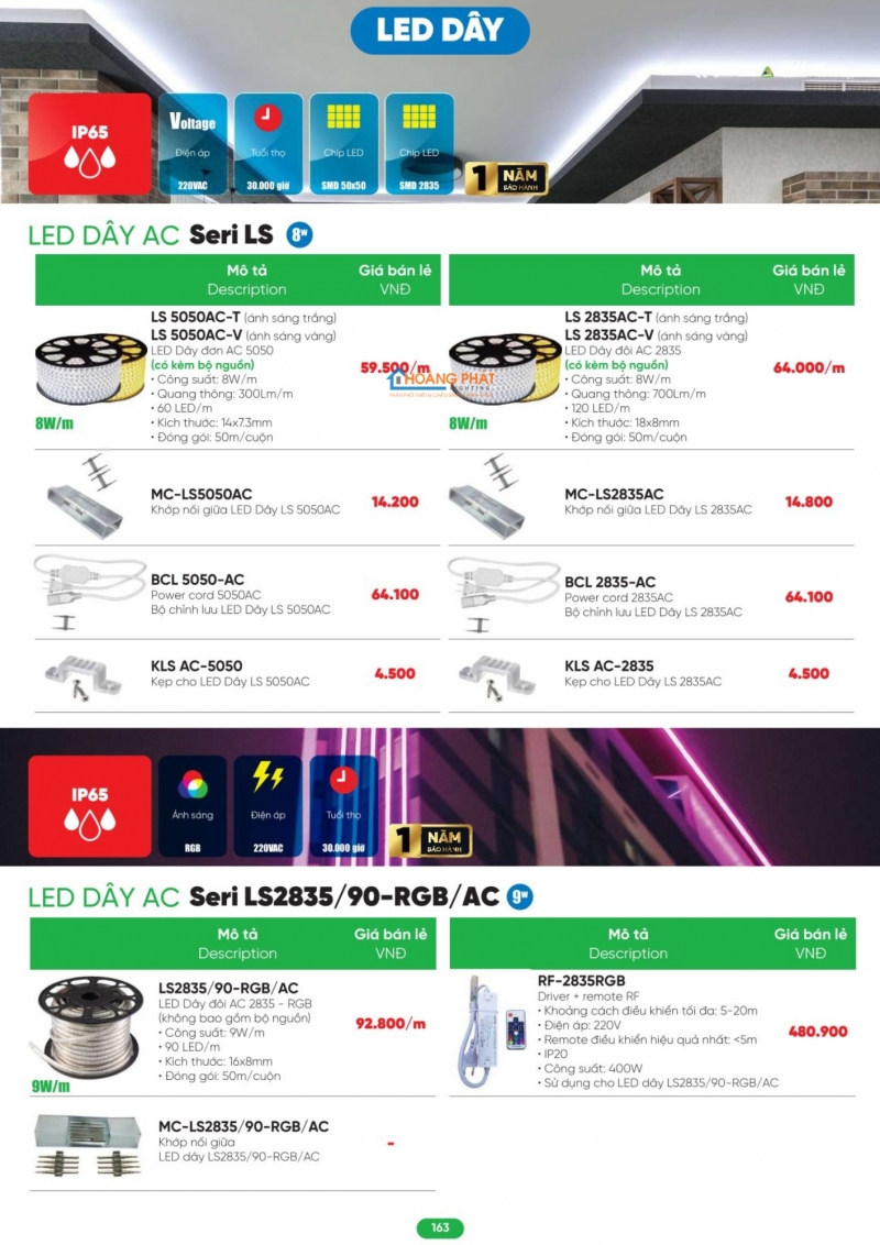 Bảng giá thiết bị điện - đèn led MPE 2026