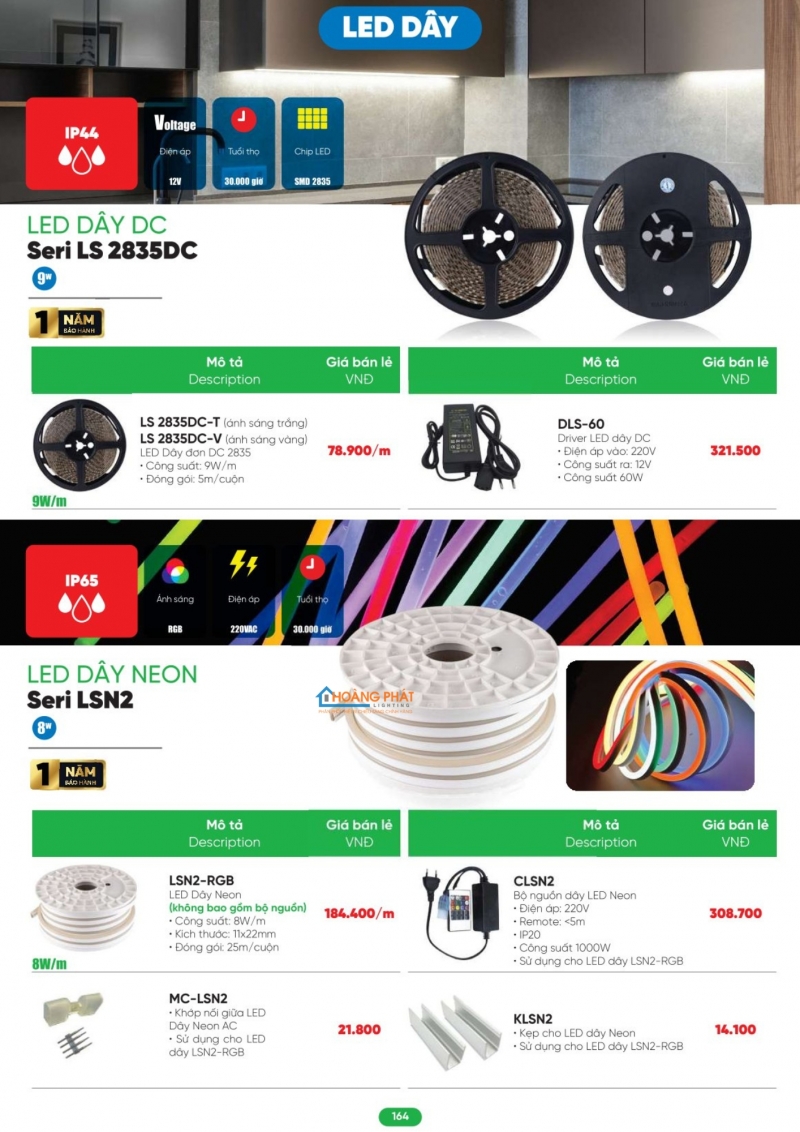 Bảng giá thiết bị điện - đèn led MPE 2026