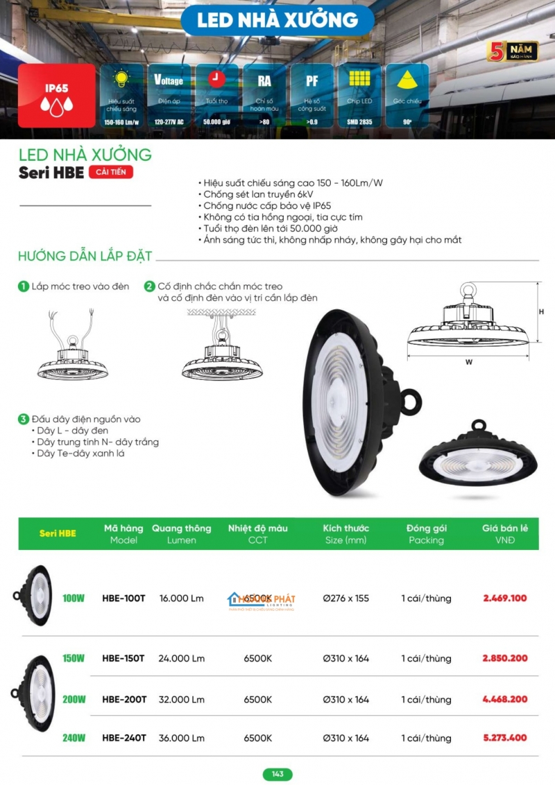 Bảng giá thiết bị điện - đèn led MPE 2026