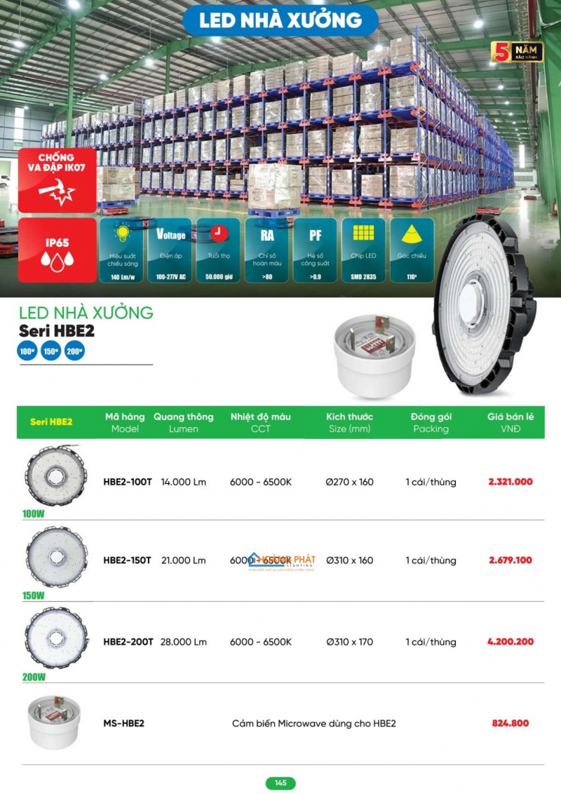 Bảng giá thiết bị điện - đèn led MPE 2026