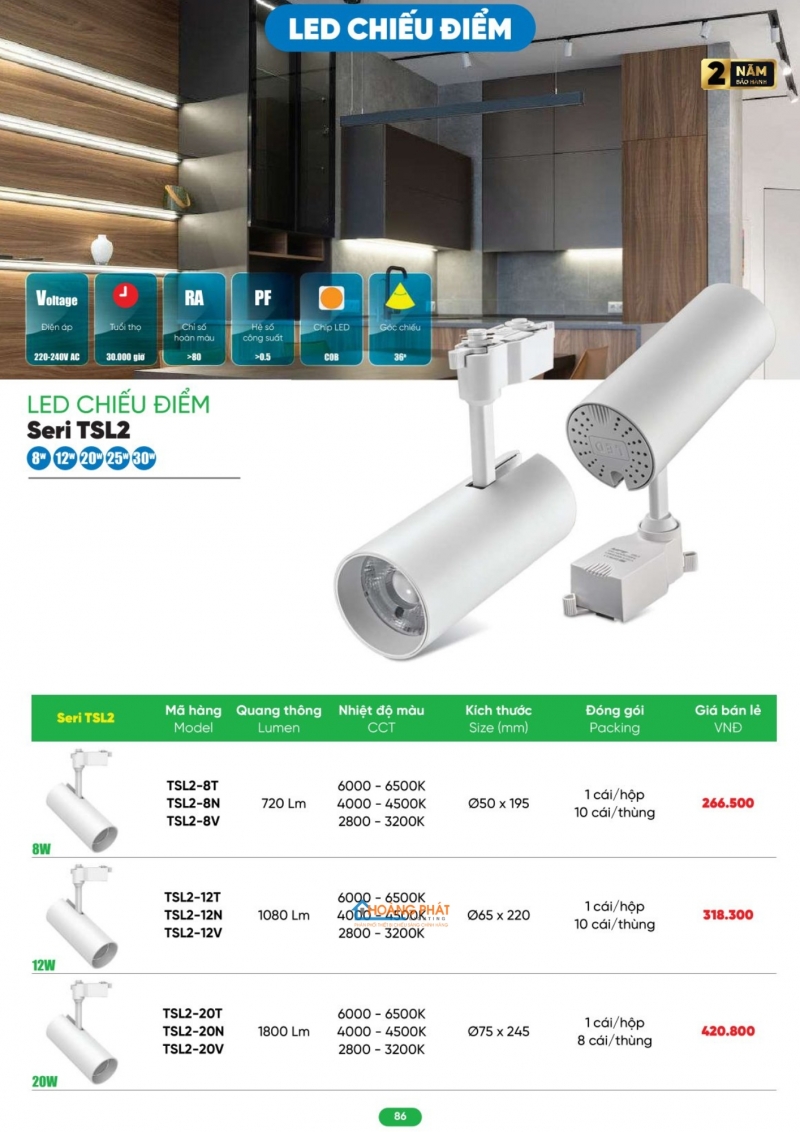 Bảng giá thiết bị điện - đèn led MPE 2026