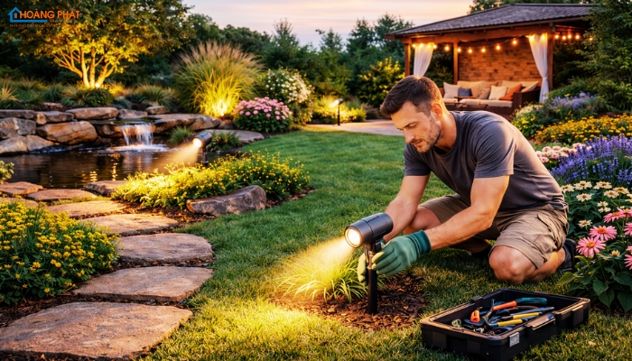 Đèn cắm cỏ Nanoco