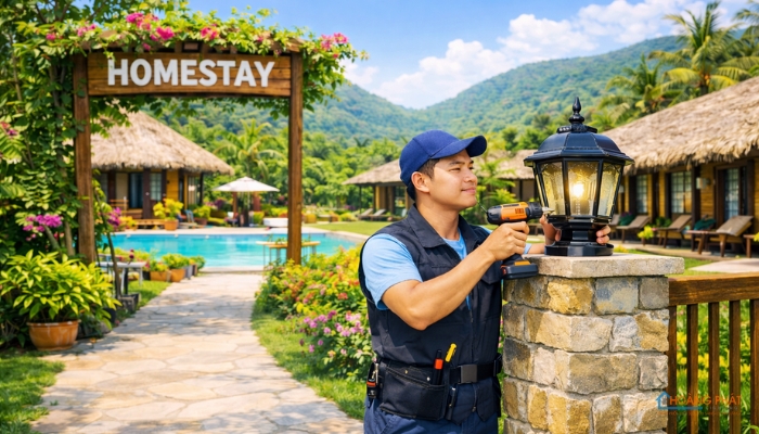 Đèn trụ cổng Nanoco