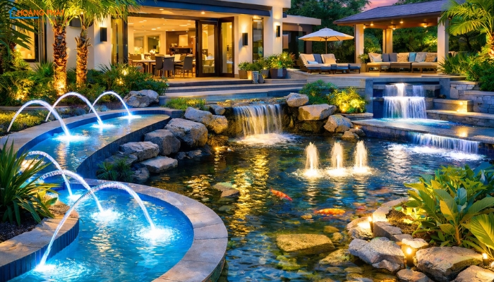 Đèn led âm nước, âm đất Duhal