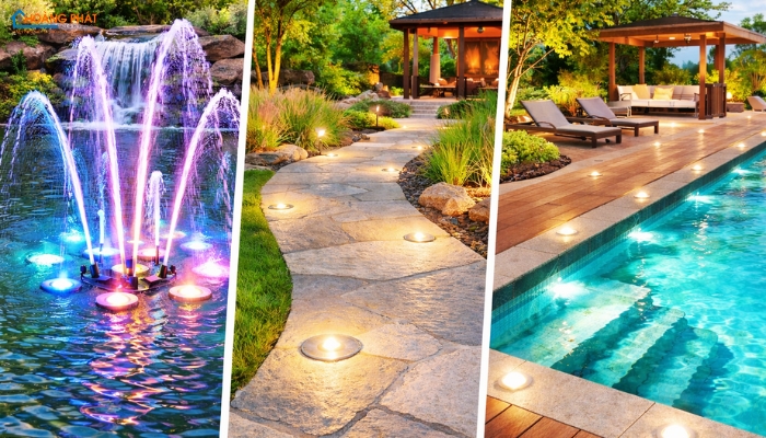 Đèn led âm nước, âm đất Nanoco