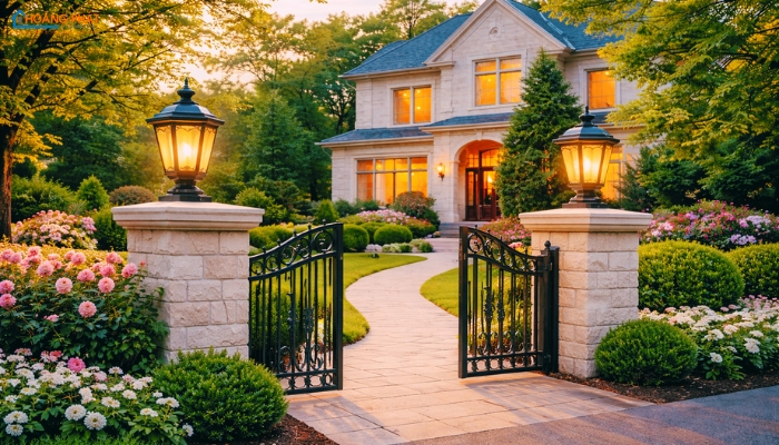 Đèn trụ cổng Nanoco