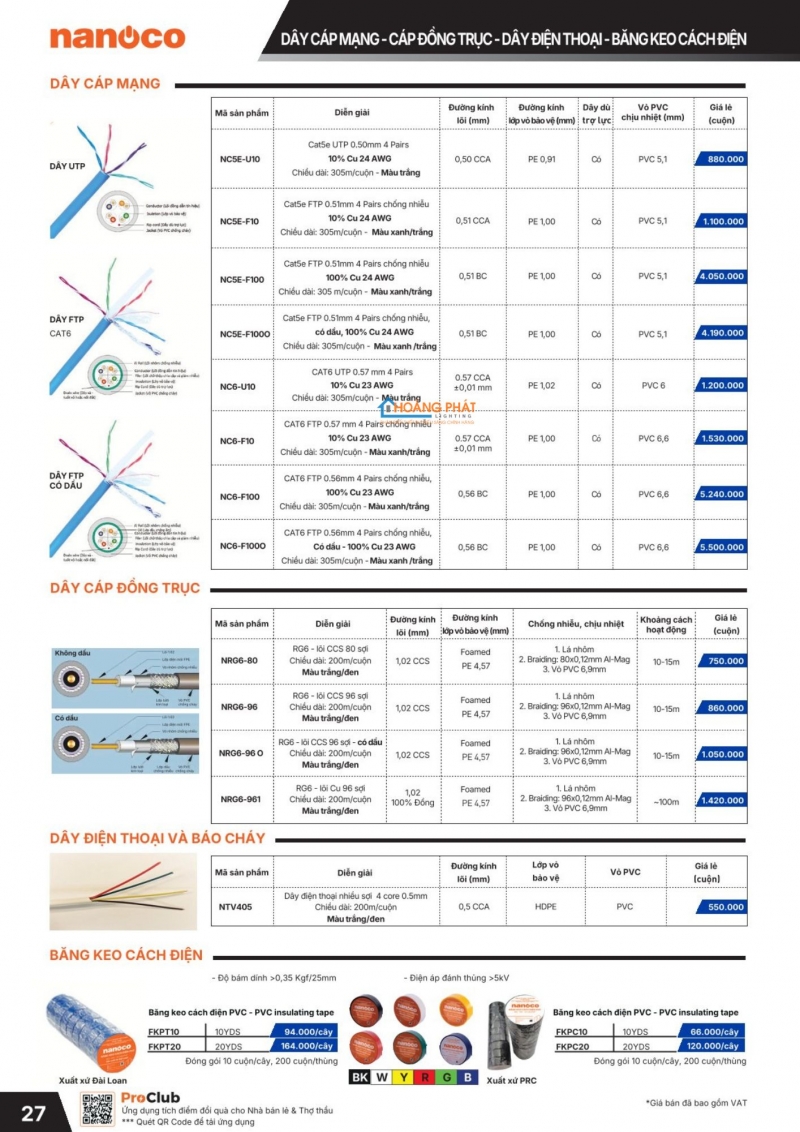 Catalogues thiết bị điện Panasonic mới nhất 2026