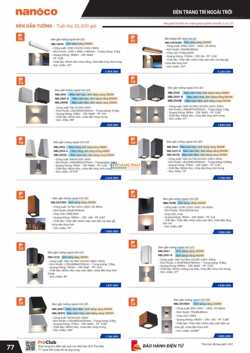 Catalogues thiết bị điện Panasonic mới nhất 2026