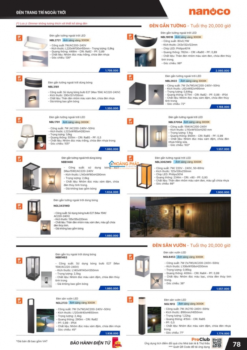 Catalogues thiết bị điện Panasonic mới nhất 2026
