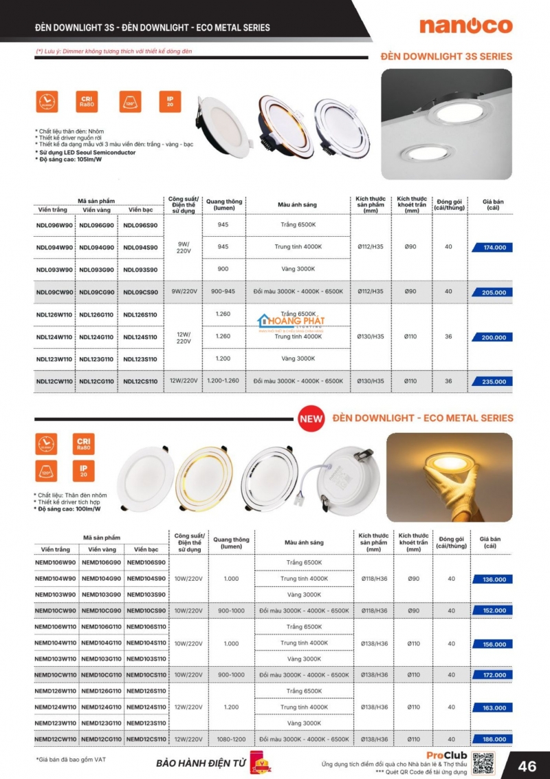 Catalogues thiết bị điện Panasonic mới nhất 2026