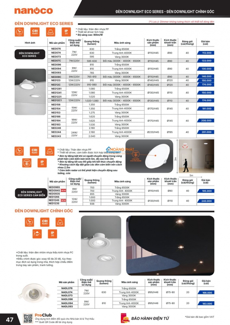 Catalogues thiết bị điện Panasonic mới nhất 2026