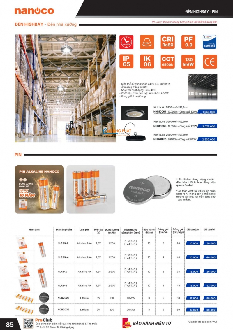 Bảng giá thiết bị điện Panasonic 2026 mới nhất