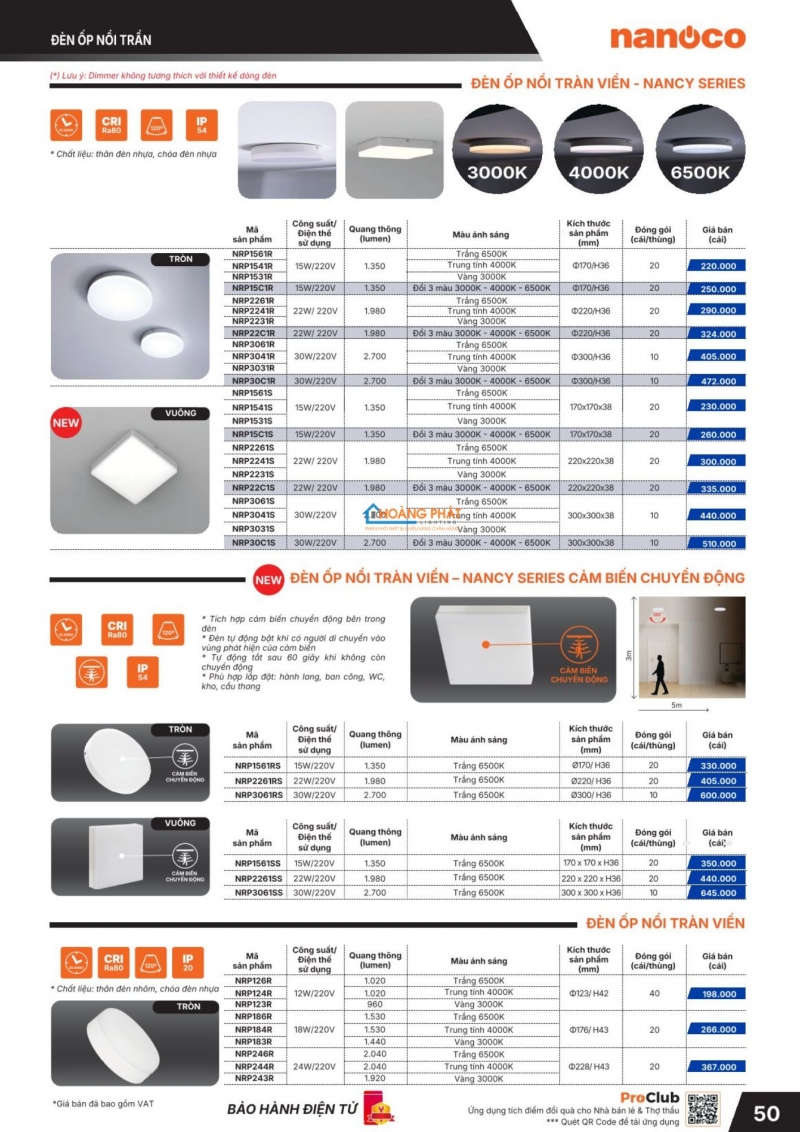 Catalogues thiết bị điện Panasonic mới nhất 2026