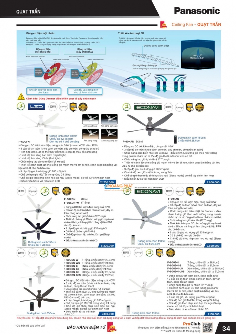 Bảng giá thiết bị điện Panasonic 2026 mới nhất