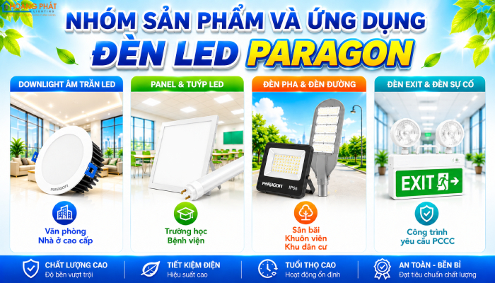Nhà phân phối đèn led Paragon