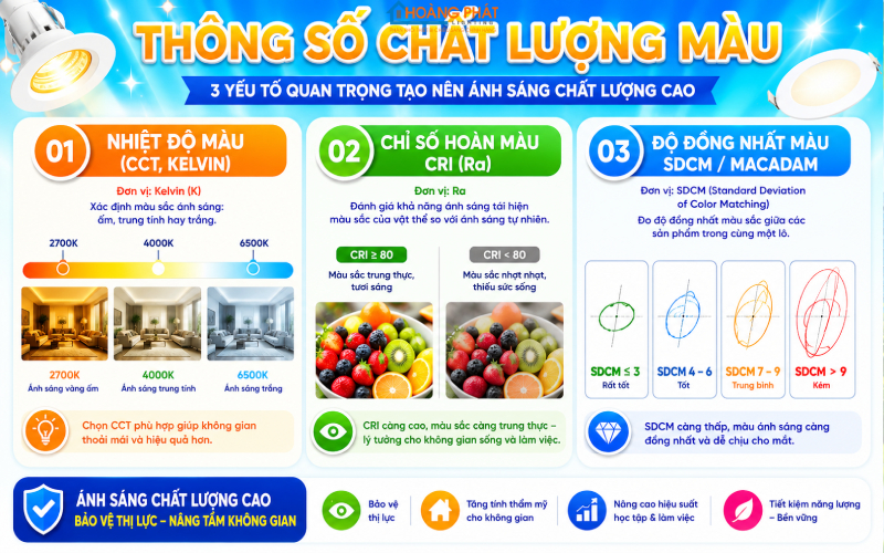 Ý nghĩa thông số đèn led 