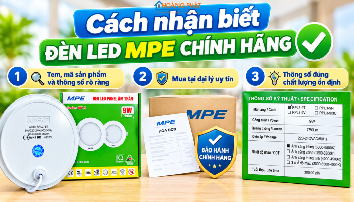 Đèn led MPE có tốt không? Mua ở đâu giá tốt?
