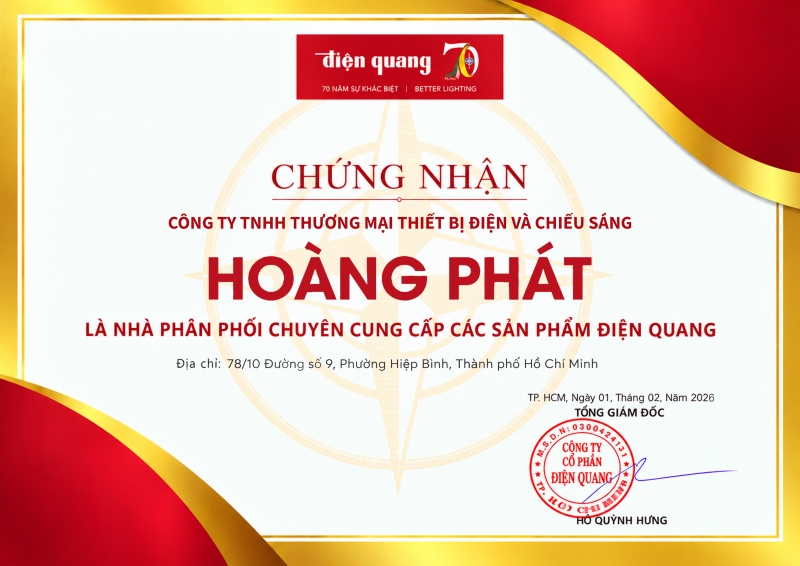 Bảng giá đèn LED Điện Quang 2026 mới cập nhật - 777 mã, 20 bảng