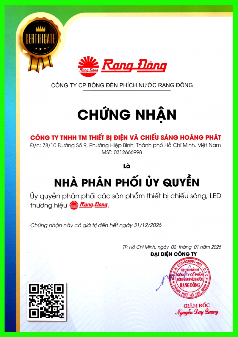 Phân phối đèn led dây tại TPHCM